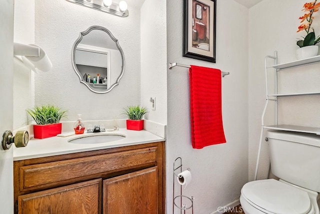 2134 Moonlight Ct, Palmdale, CA 93550 - bathroom with vanity and toilet