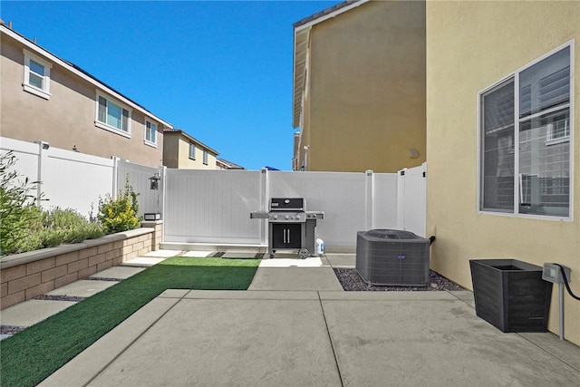 1768 Camellia Ln, Redlands, CA 92374 - fenced backyard with area for grilling and a patio