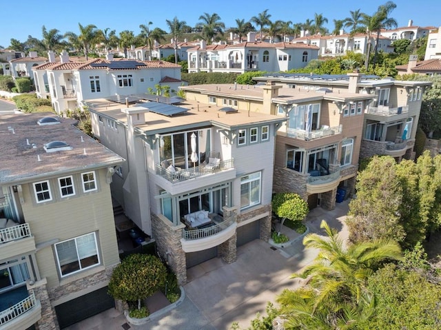 834 S Cedros, Solana Beach, CA 92075 - view of property featuring a residential view, a garage, and concrete driveway