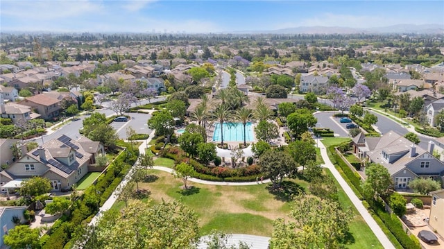15530 Bonsai Way, Tustin, CA 92782 - aerial view of property and surrounding area featuring nearby suburban area
