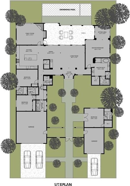 56610 Muirfield Ln, Quinta, CA 92253 - view of floor plan / room layout