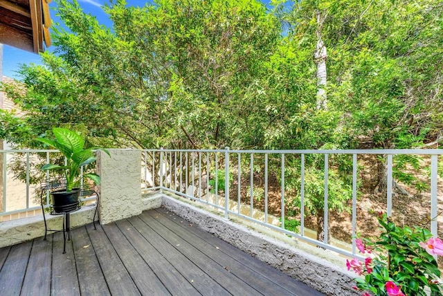18103 Smokesignal Dr, San Diego, CA 92127 - view of wooden deck