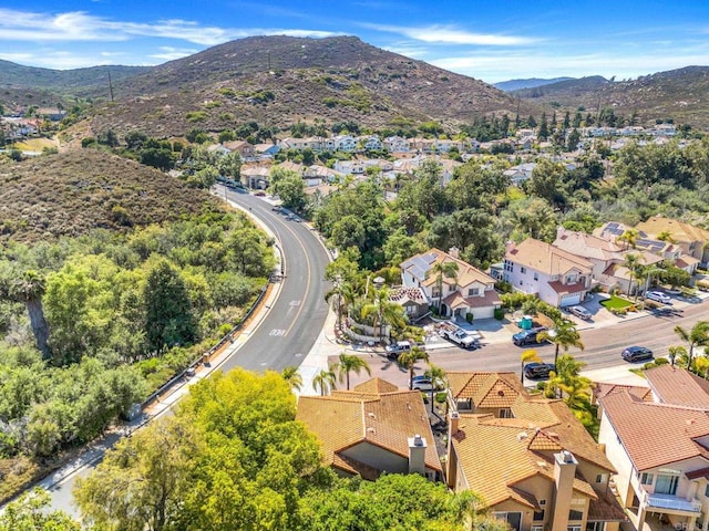 18103 Smokesignal Dr, San Diego, CA 92127 - aerial perspective of suburban area featuring a mountain backdrop