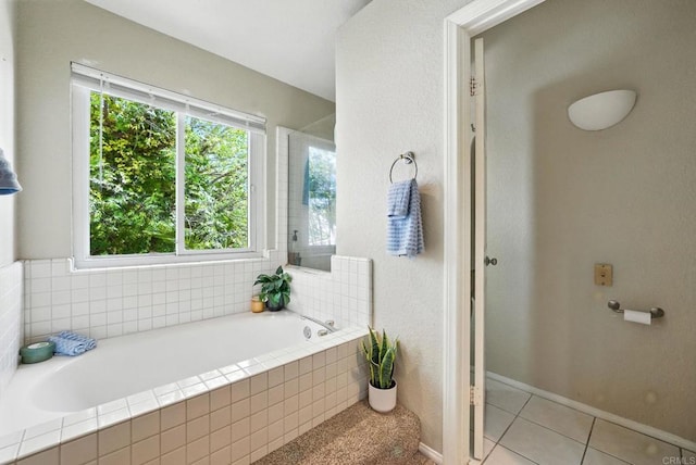 18103 Smokesignal Dr, San Diego, CA 92127 - full bath featuring a bath and tile patterned flooring