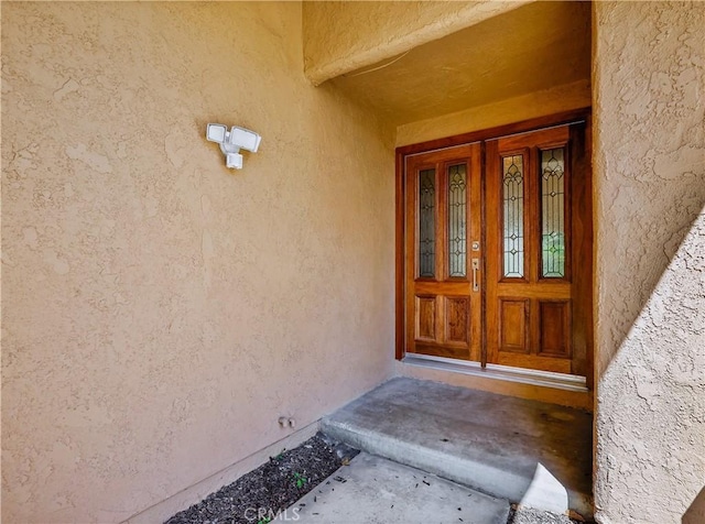 22182 Platino, Mission Viejo, CA 92691 - doorway to property with stucco siding