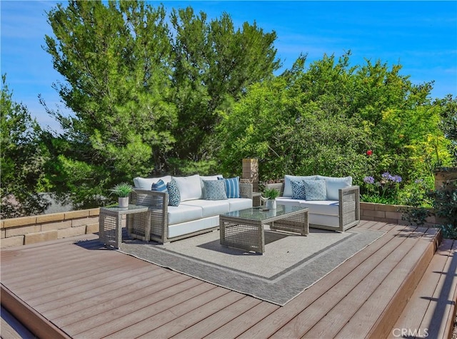 22182 Platino, Mission Viejo, CA 92691 - wooden deck featuring outdoor lounge area