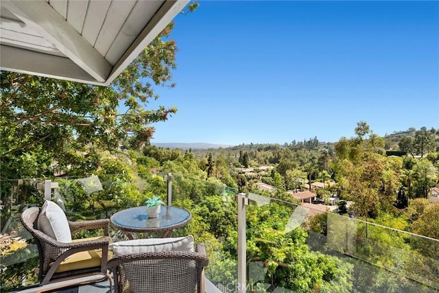 10255 Overhill Dr, Santa Ana, CA 92705 - balcony featuring a forest view