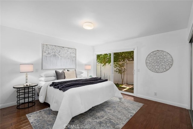 10255 Overhill Dr, Santa Ana, CA 92705 - bedroom with access to outside and wood-type flooring