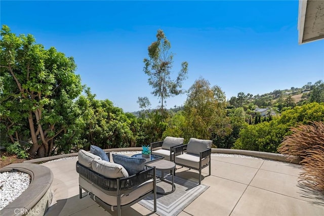 10255 Overhill Dr, Santa Ana, CA 92705 - view of patio featuring an outdoor hangout area