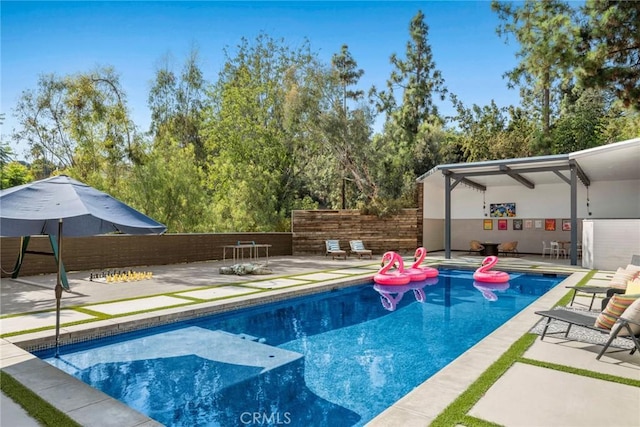 10255 Overhill Dr, Santa Ana, CA 92705 - view of swimming pool featuring a patio