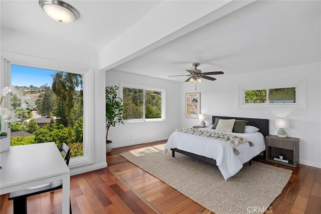 10255 Overhill Dr, Santa Ana, CA 92705 - bedroom featuring wood-type flooring and baseboards