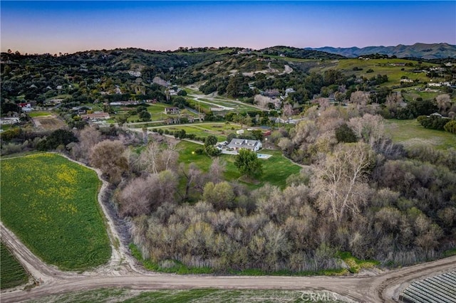 2166 Lopez Dr, Arroyo Grande, CA 93420 - aerial view at dusk of a mountain view