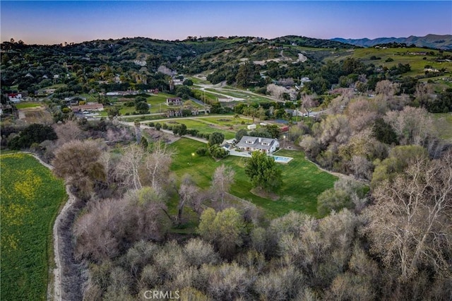 2166 Lopez Dr, Arroyo Grande, CA 93420 - aerial view at dusk of a mountain view