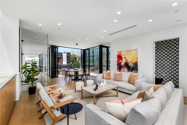 2821 Alma Ave, Manhattan Beach, CA 90266 - common area featuring recessed lighting and expansive windows