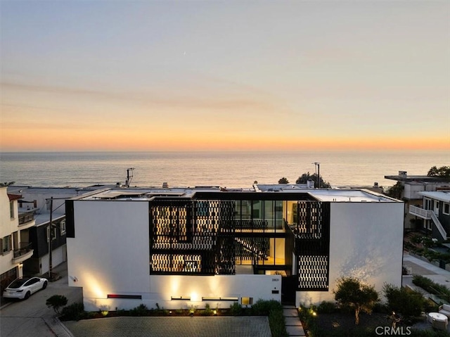 2821 Alma Ave, Manhattan Beach, CA 90266 - view of front of house with a water view and stucco siding