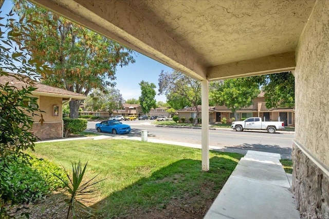 955 Amistad Pl Unit C, El Cajon, CA 92019 - view of grassy yard featuring a residential view