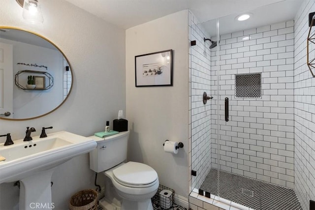 1174 Kingston St, Costa Mesa, CA 92626 - bathroom with a stall shower and recessed lighting
