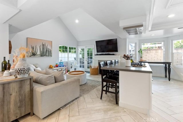 1174 Kingston St, Costa Mesa, CA 92626 - living room featuring recessed lighting