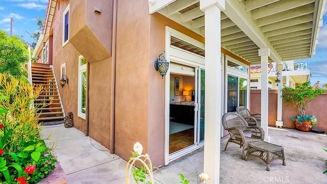 24965 Seagate, Dana Point, CA 92629 - view of patio / terrace with stairs