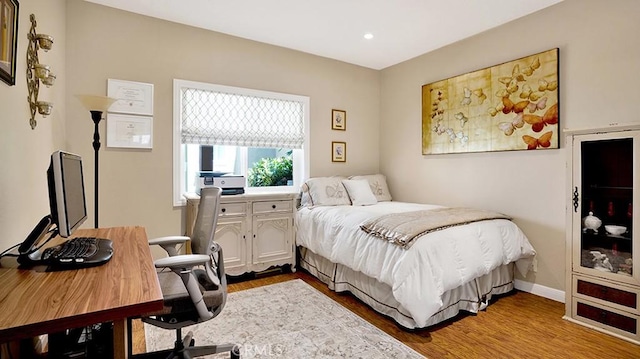 24965 Seagate, Dana Point, CA 92629 - bedroom featuring wood finished floors, a desk, and recessed lighting