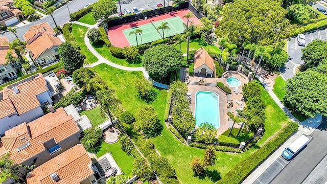 24965 Seagate, Dana Point, CA 92629 - aerial perspective of suburban area with a pool area
