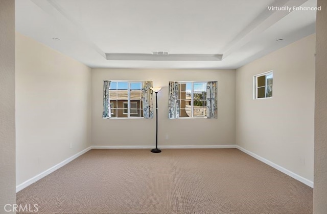1152 Newberry Ln, Claremont, CA 91711 - carpeted empty room with a raised ceiling