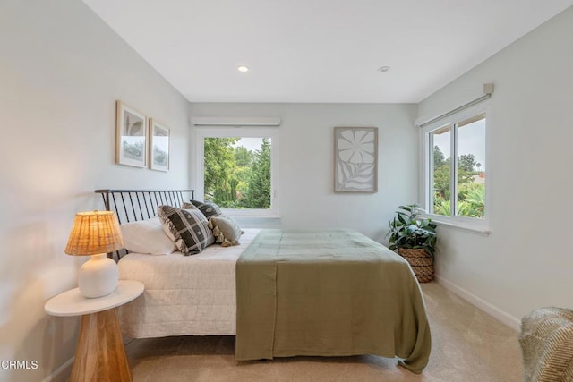 455 E Laurel Ave, Sierra Madre, CA 91024 - bedroom with multiple windows, carpet, and recessed lighting