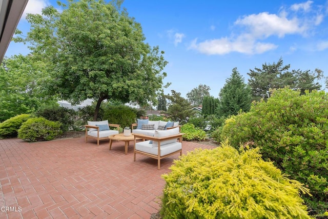 455 E Laurel Ave, Sierra Madre, CA 91024 - view of patio featuring outdoor lounge area