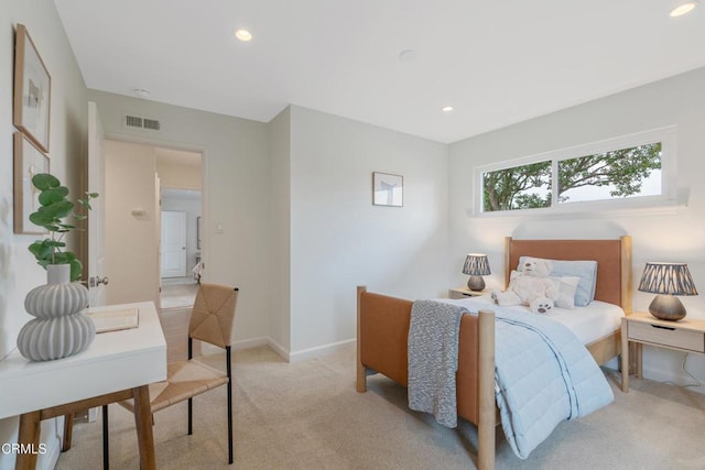 455 E Laurel Ave, Sierra Madre, CA 91024 - bedroom with light carpet and recessed lighting