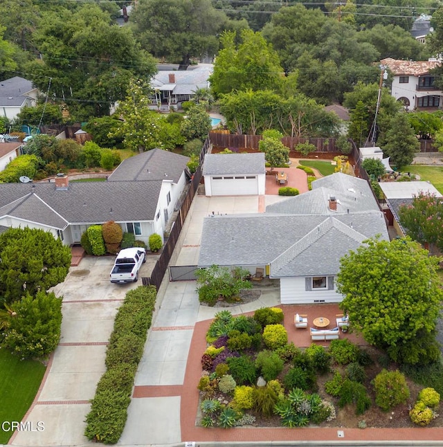 455 E Laurel Ave, Sierra Madre, CA 91024 - aerial perspective of suburban area