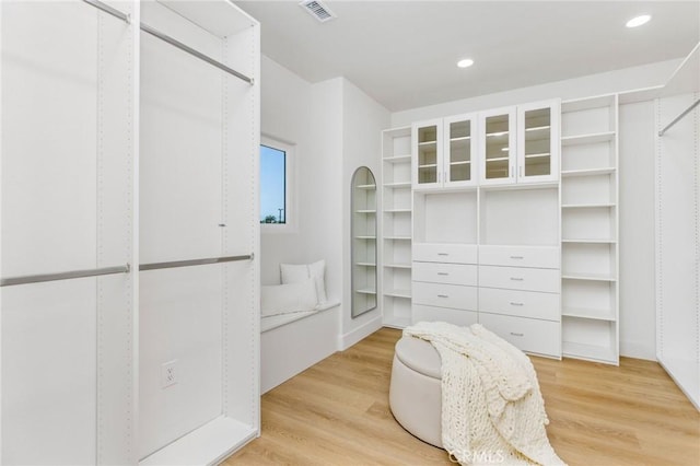 245 Surf Pl, Seal Beach, CA 90740 - spacious closet with light wood-style floors