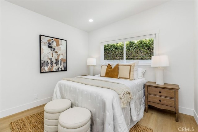 245 Surf Pl, Seal Beach, CA 90740 - bedroom with light wood-type flooring and recessed lighting