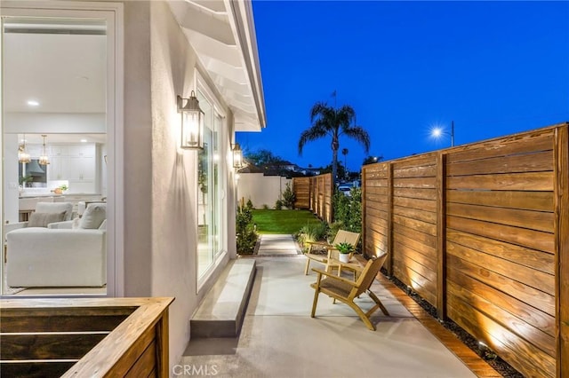 245 Surf Pl, Seal Beach, CA 90740 - fenced backyard featuring a patio area