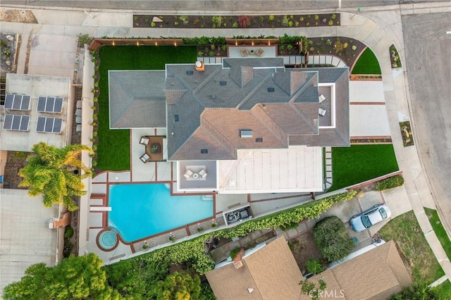 245 Surf Pl, Seal Beach, CA 90740 - aerial view of a pool area