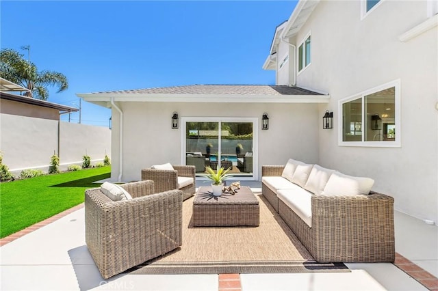 245 Surf Pl, Seal Beach, CA 90740 - view of patio with outdoor lounge area