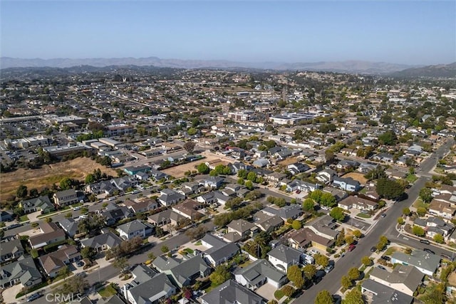 1432 Blackberry Ave, Arroyo Grande, CA 93420 - aerial view of property and surrounding area with mountains and nearby suburban area