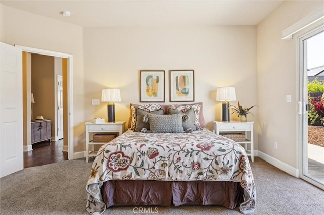 1432 Blackberry Ave, Arroyo Grande, CA 93420 - bedroom with access to outside and carpet floors