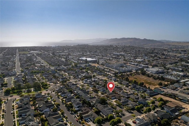 1432 Blackberry Ave, Arroyo Grande, CA 93420 - aerial overview of property's location featuring a mountainous background and nearby suburban area