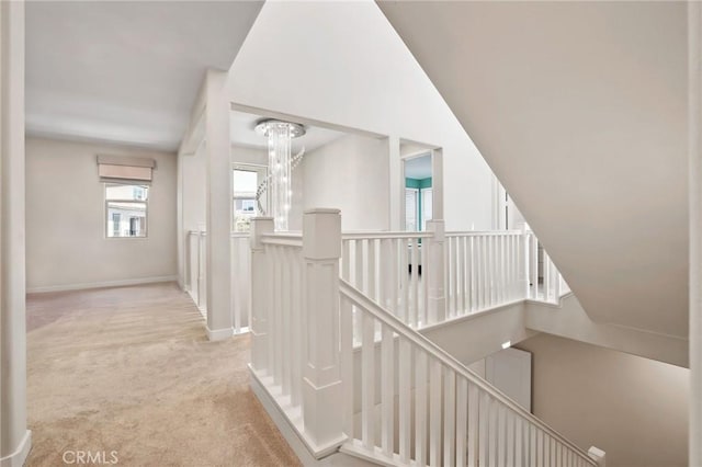 133 Denali, Lake Forest, CA 92630 - hallway featuring an upstairs landing and carpet