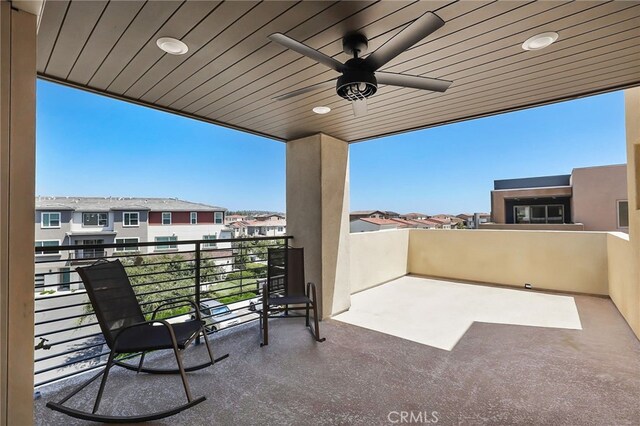 133 Denali, Lake Forest, CA 92630 - patio / terrace featuring a ceiling fan and a residential view