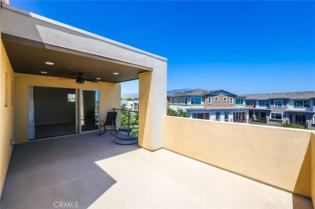 133 Denali, Lake Forest, CA 92630 - patio / terrace with ceiling fan and a residential view