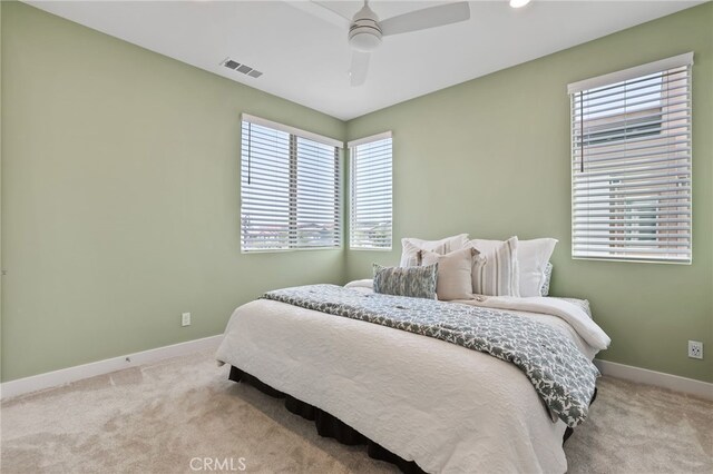 133 Denali, Lake Forest, CA 92630 - bedroom featuring light carpet and ceiling fan