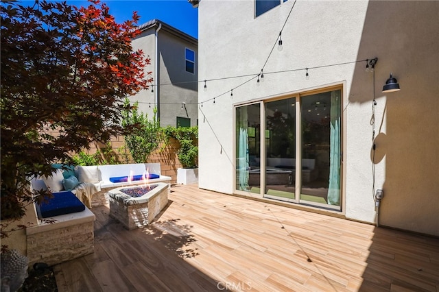 133 Denali, Lake Forest, CA 92630 - deck with an outdoor fire pit