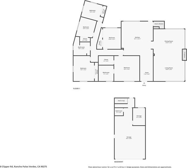8 Clipper Rd, Rancho Palos Verdes, CA 90275 - view of room layout