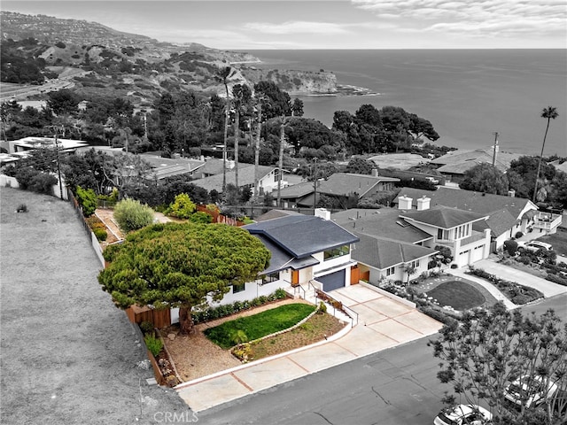 8 Clipper Rd, Rancho Palos Verdes, CA 90275 - aerial perspective of suburban area featuring a nearby body of water
