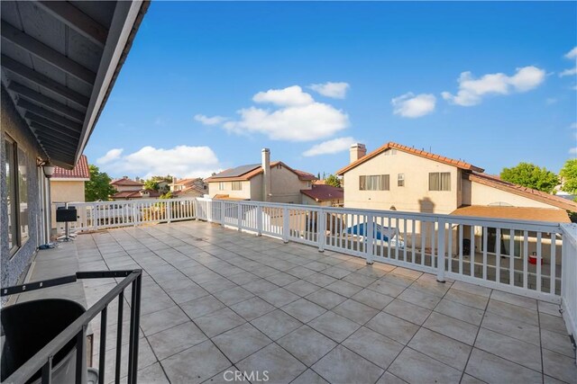 37908 52nd St E, Palmdale, CA 93552 - view of patio / terrace featuring a residential view