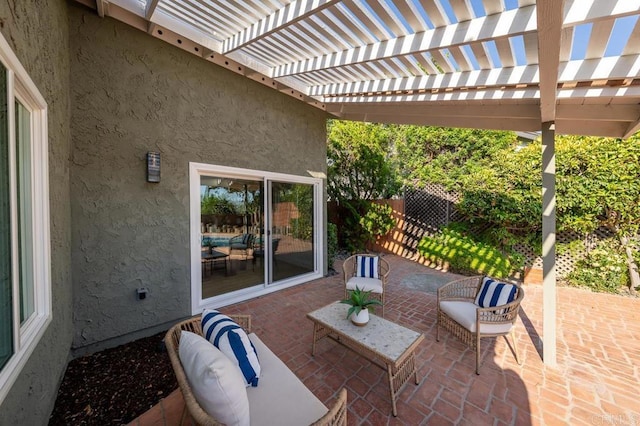 10437 Hermanos Rd, San Diego, CA 92124 - view of patio / terrace featuring a pergola