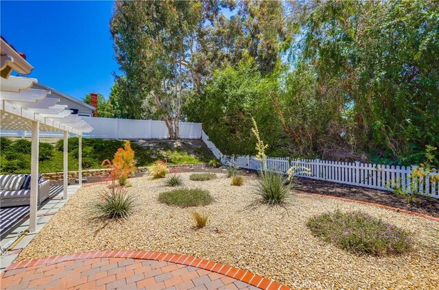 24482 Chrisanta Dr, Mission Viejo, CA 92691 - fenced backyard featuring a pergola and a patio
