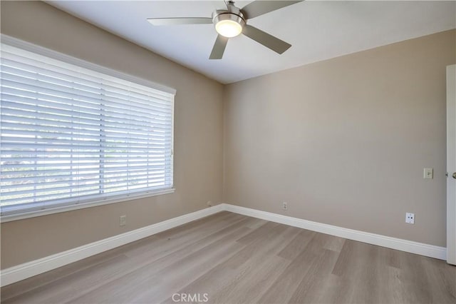 24482 Chrisanta Dr, Mission Viejo, CA 92691 - spare room with light wood-style floors and a ceiling fan