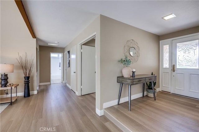 24482 Chrisanta Dr, Mission Viejo, CA 92691 - entryway with light wood-type flooring and healthy amount of natural light